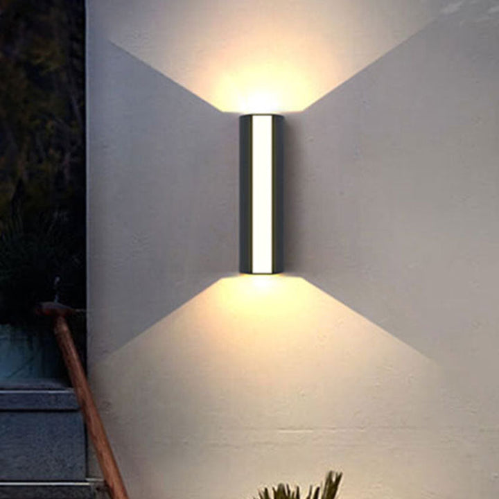 Zwarte driehoek prisma wandlamp moderne metalen small/medium/large LED plafondmontage wand pivoteren in warm/wit licht