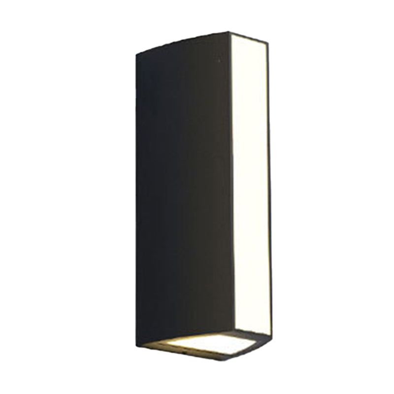 Zwarte driehoek prisma wandlamp moderne metalen small/medium/large LED plafondmontage wand pivoteren in warm/wit licht