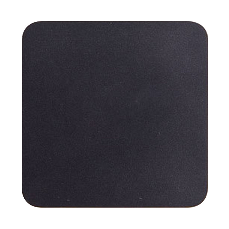 Ronde/Rechthoekige Flush Mount Wandlamp Minimalistisch Aluminium Gang LED Wandlamp in Zwart