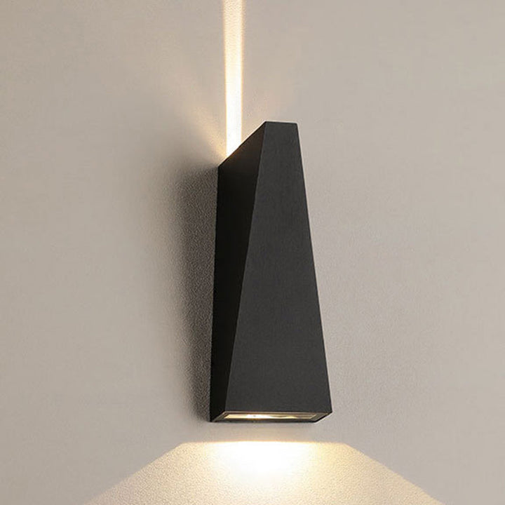 Cube/Triangle/Cylinder Wandlampen Licht Nordic Metaal Zwart Omhoog en Omlaag LED Wandlamp voor Buiten Gebruik