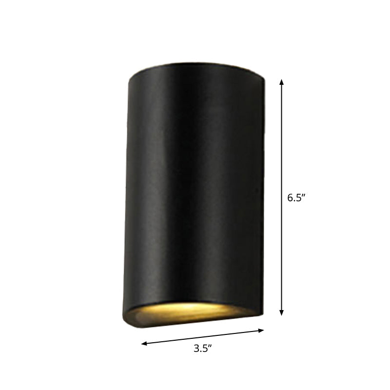 Cube/Triangle/Cylinder Wandlampen Licht Nordic Metaal Zwart Omhoog en Omlaag LED Wandlamp voor Buiten Gebruik