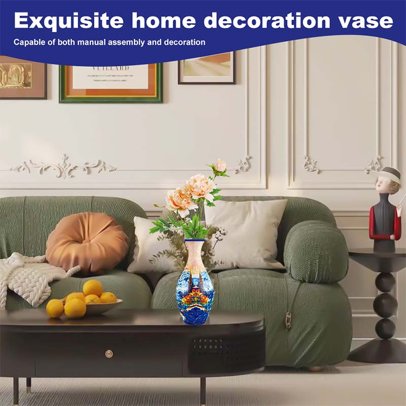 3D Kunst Puzzle Vaasje