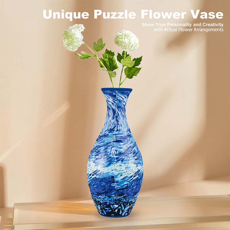 3D Kunst Puzzle Vaasje
