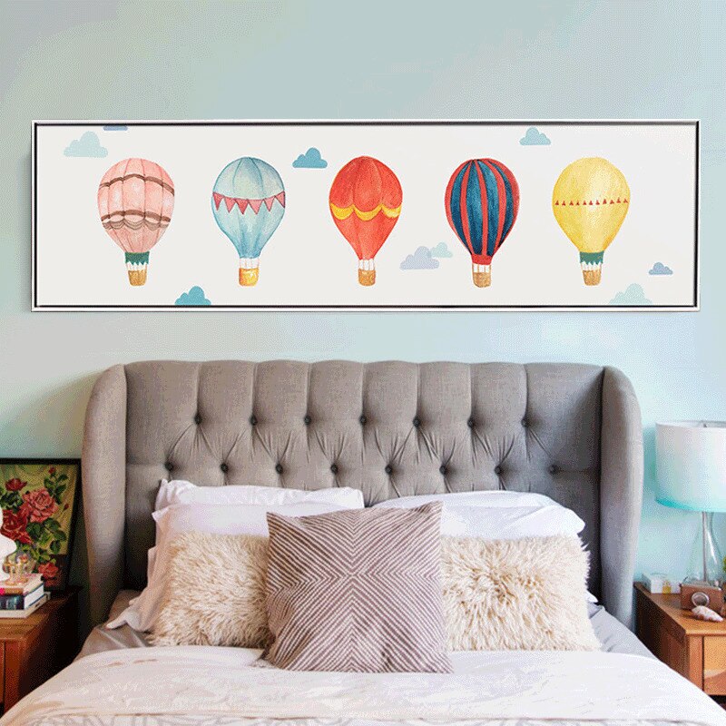 Heißluftballon - Canvas Wandkunst Schilderij