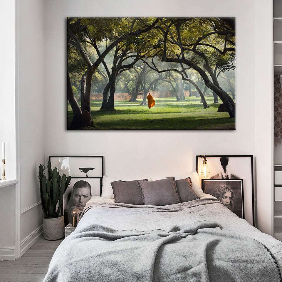 Walk The Earth - Canvas Muurkunst Schilderij