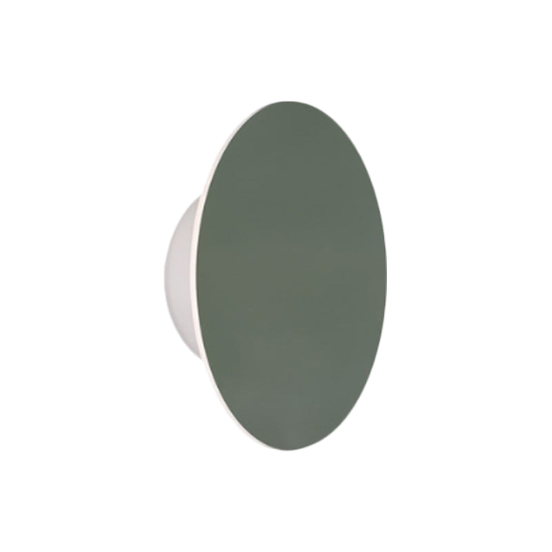 Noordse Stijl Macaron Kleurige Wandlamp Ronde Metalen Wandverlichting voor Trap Foyer