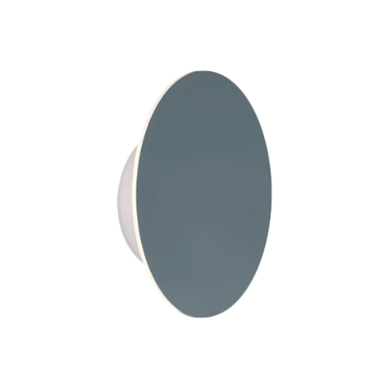 Noordse Stijl Macaron Kleurige Wandlamp Ronde Metalen Wandverlichting voor Trap Foyer