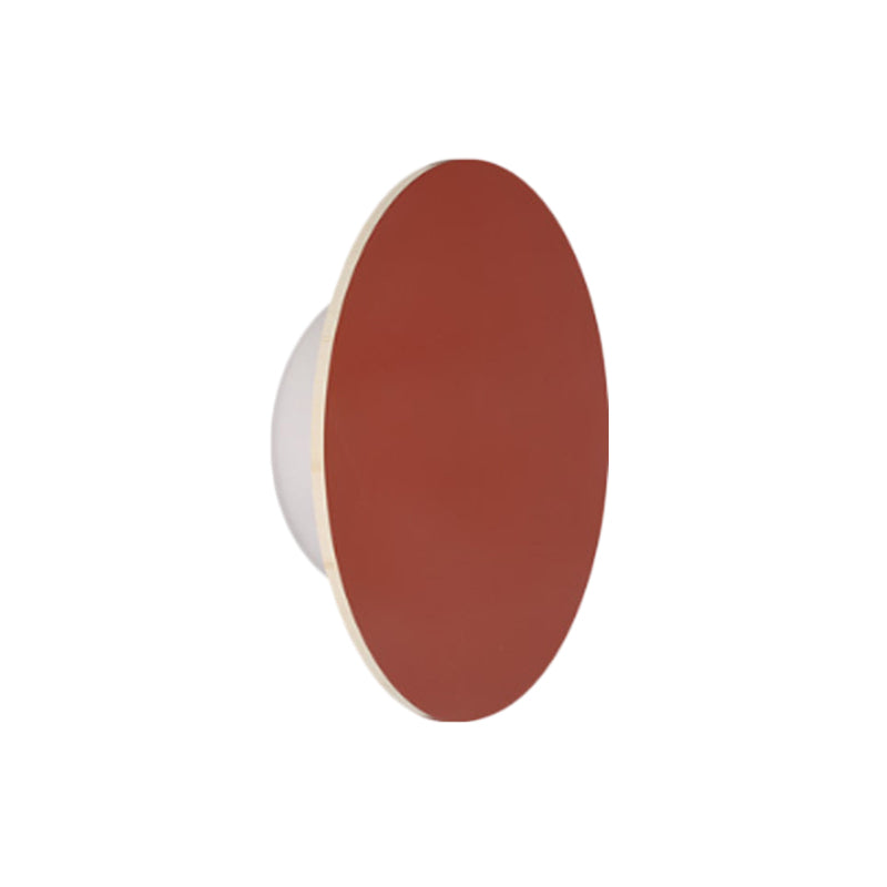 Noordse Stijl Macaron Kleurige Wandlamp Ronde Metalen Wandverlichting voor Trap Foyer