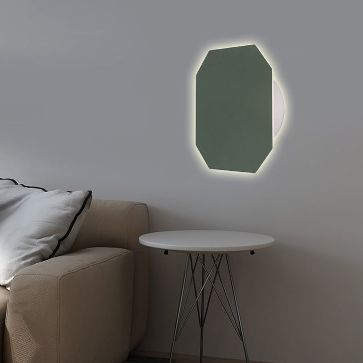 Noordse Stijl Macaron Kleurige Wandlamp Ronde Metalen Wandverlichting voor Trap Foyer