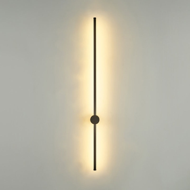 Slanke buisvormige wandlamp moderne metalen woonkamer LED wandlamp