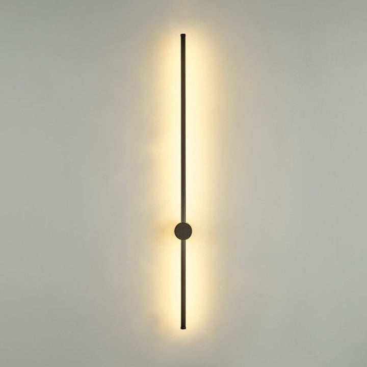 Slanke buisvormige wandlamp moderne metalen woonkamer LED wandlamp