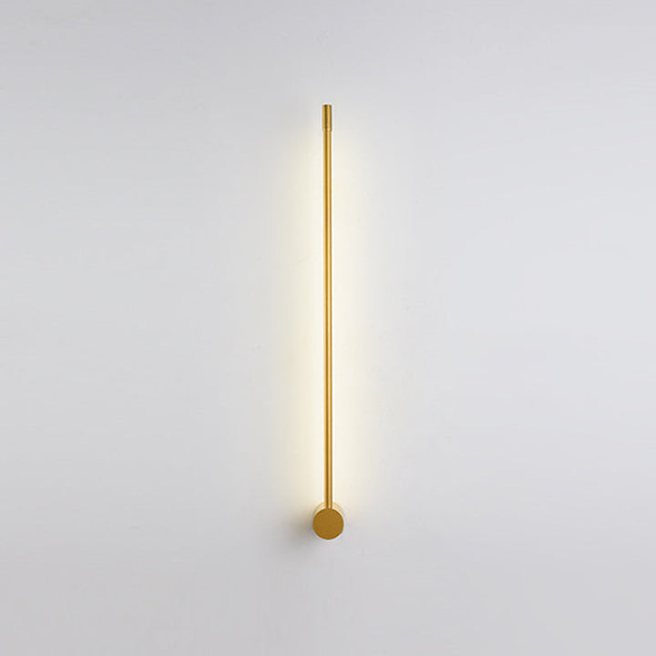 Slanke buisvormige wandlamp moderne metalen woonkamer LED wandlamp