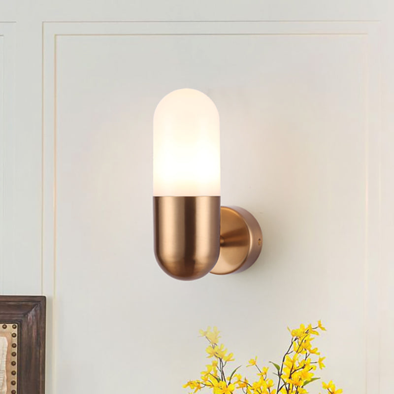 Metalen Wandlamp Postmodern 1 Licht Zwart/Grijs/Wit Wandgemonteerde Lamp voor Slaapkamer
