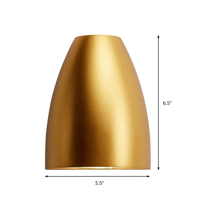 Bullet Vorm Wandmontage Licht Moderne Metaal Zwart/Grijs/Wit LED Op en Neer Wandlicht voor Trap