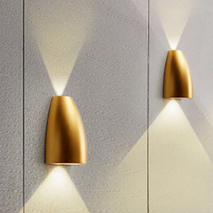 Bullet Vorm Wandmontage Licht Moderne Metaal Zwart/Grijs/Wit LED Op en Neer Wandlicht voor Trap