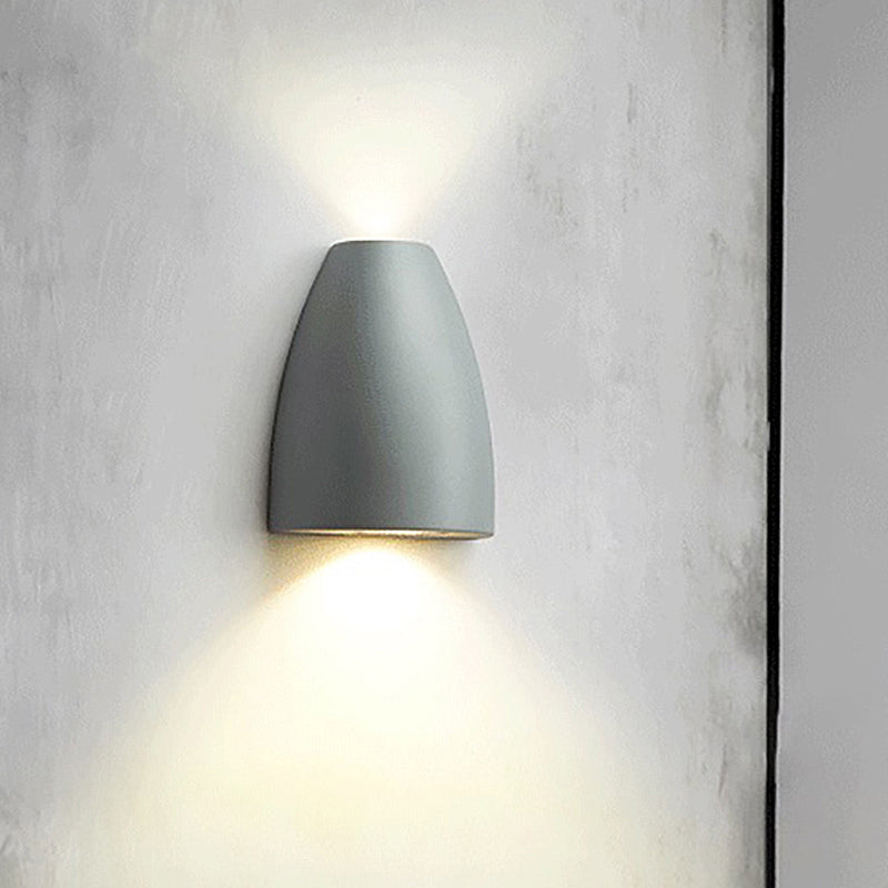 Bullet Vorm Wandmontage Licht Moderne Metaal Zwart/Grijs/Wit LED Op en Neer Wandlicht voor Trap