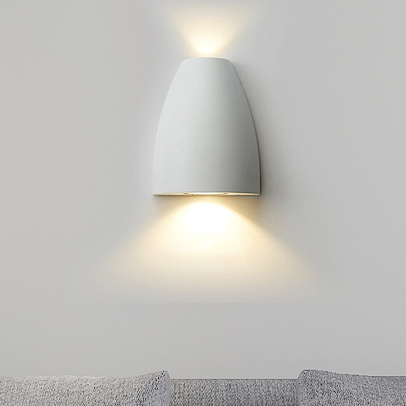 Bullet Vorm Wandmontage Licht Moderne Metaal Zwart/Grijs/Wit LED Op en Neer Wandlicht voor Trap