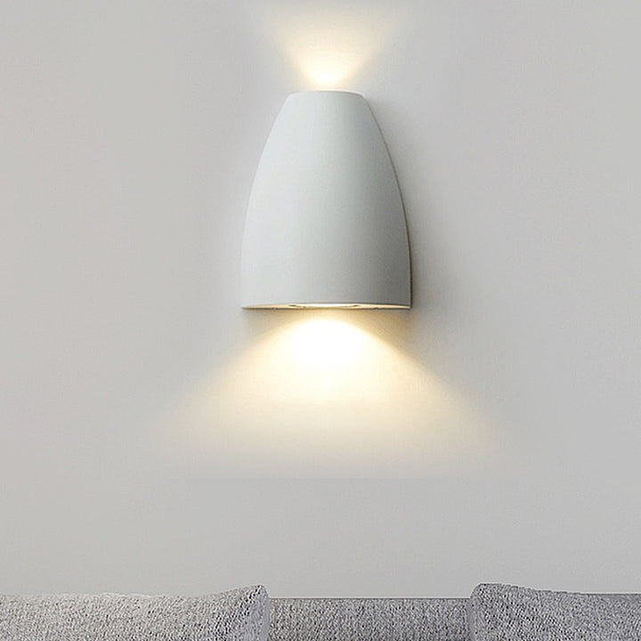 Bullet Vorm Wandmontage Licht Moderne Metaal Zwart/Grijs/Wit LED Op en Neer Wandlicht voor Trap