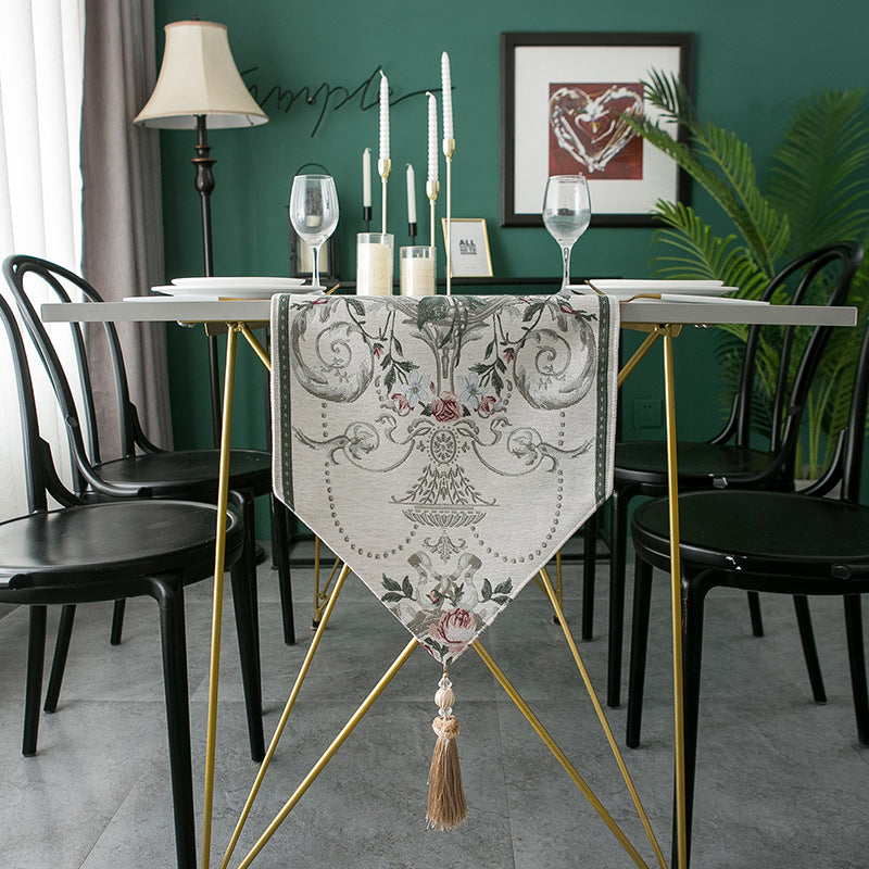 Elegante Geborduurde Tafel Runner