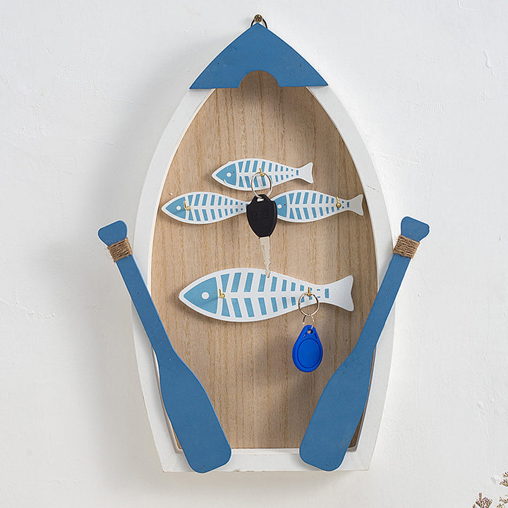 Visboot Kust Wanddecoratie