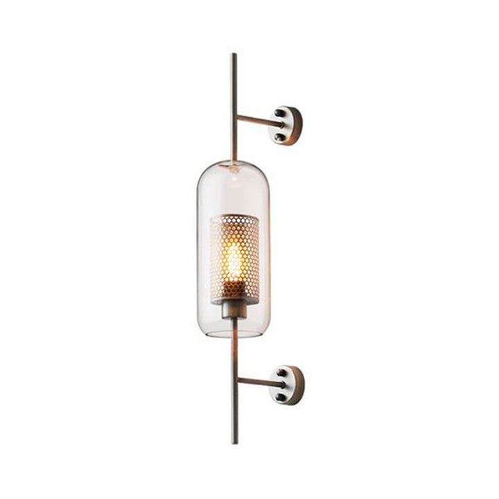 Heldere Glazen Geometrische Wandlamp Eenvoud Enkele Gloeilamp Gang Wandarmatuur