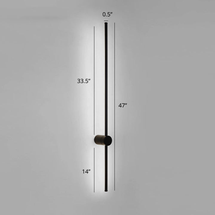 Draaibare Stick Wandlamp Verlichting Minimalistisch Metaal Nachtkastje LED Wandmontage Lamp