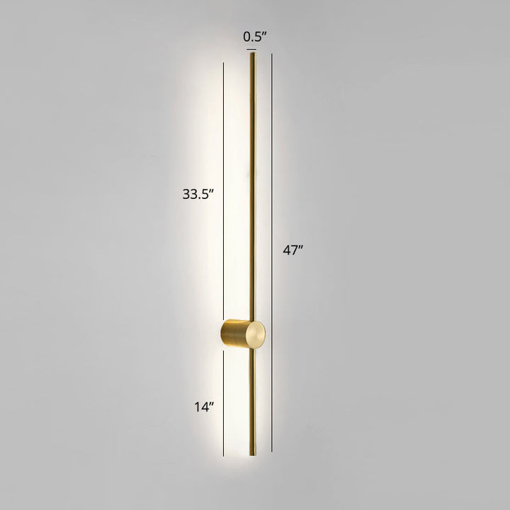 Draaibare Stick Wandlamp Verlichting Minimalistisch Metaal Nachtkastje LED Wandmontage Lamp