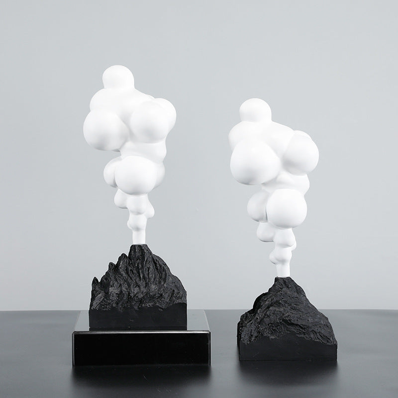 Creatieve Vulkanische Uitbarsting Sculptuur