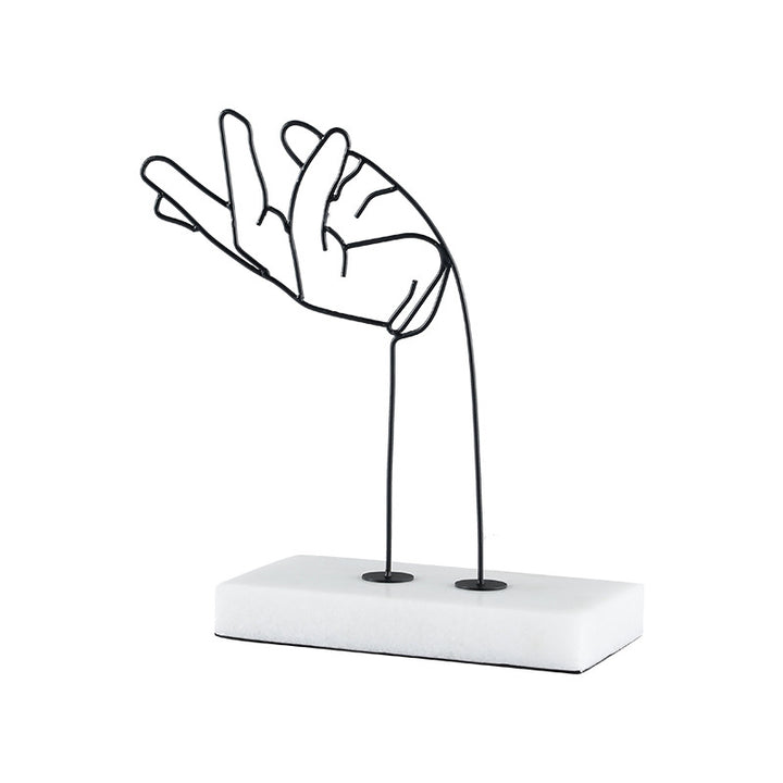 Abstracte Handbeweging Sculptuur