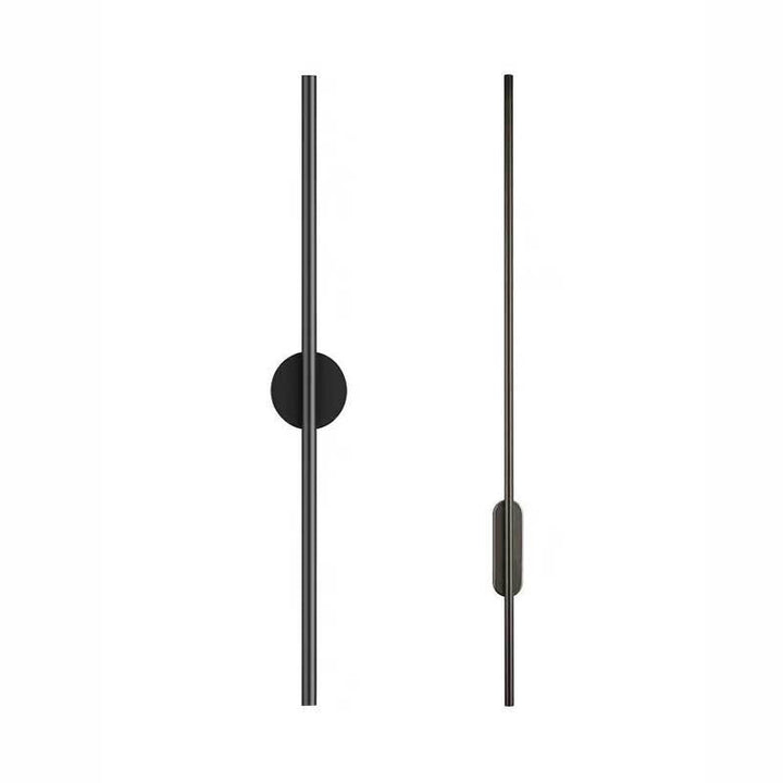 Zwarte Rod LED Wandlamp Licht Eenvoudige Stijl Metaal Wandlamp Licht voor Woonkamer