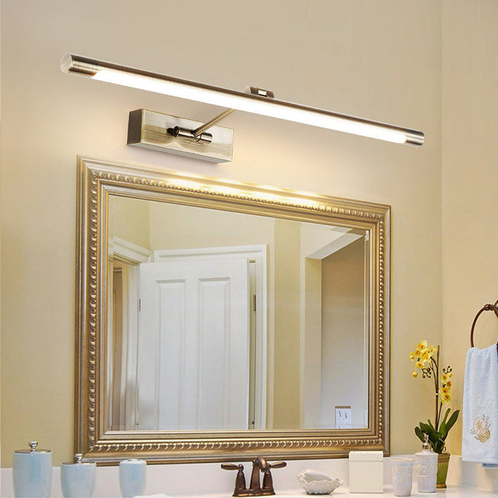 Buis LED Foto Lamp Minimalistisch Metaal Badkamer Vanity Wand Lamp met Draaibare Arm