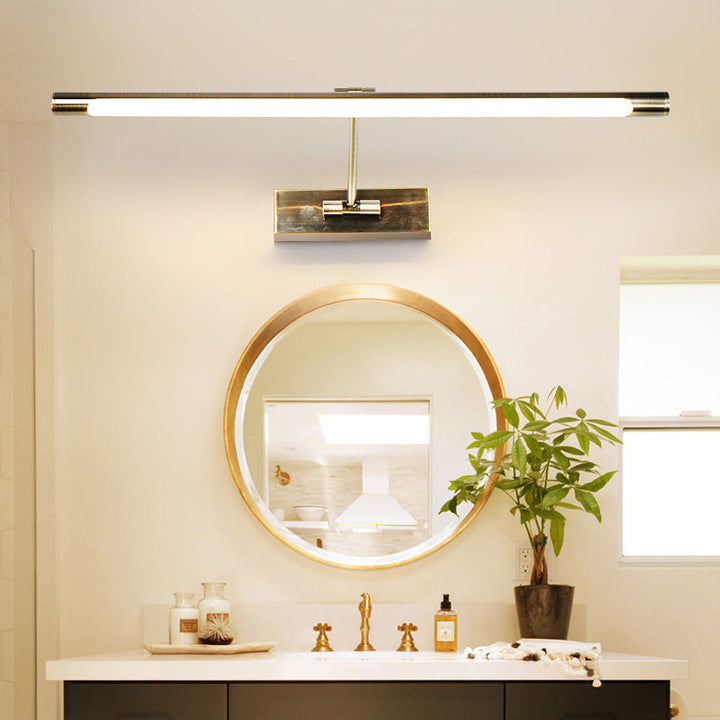 Buis LED Foto Lamp Minimalistisch Metaal Badkamer Vanity Wand Lamp met Draaibare Arm