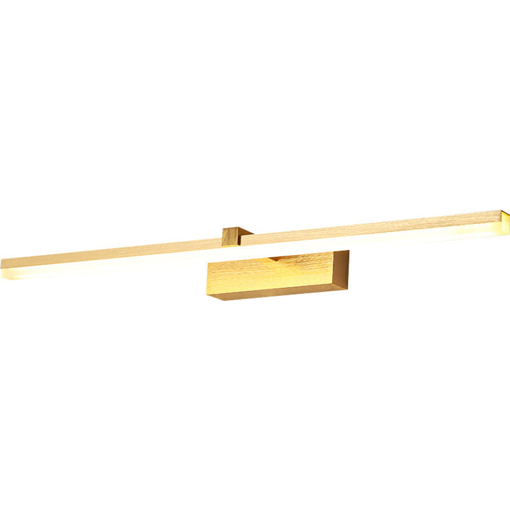 Gouden Stift-vormige Badverlichting Eenvoudigheid Metaal LED Wastafelverlichting voor Badkamer