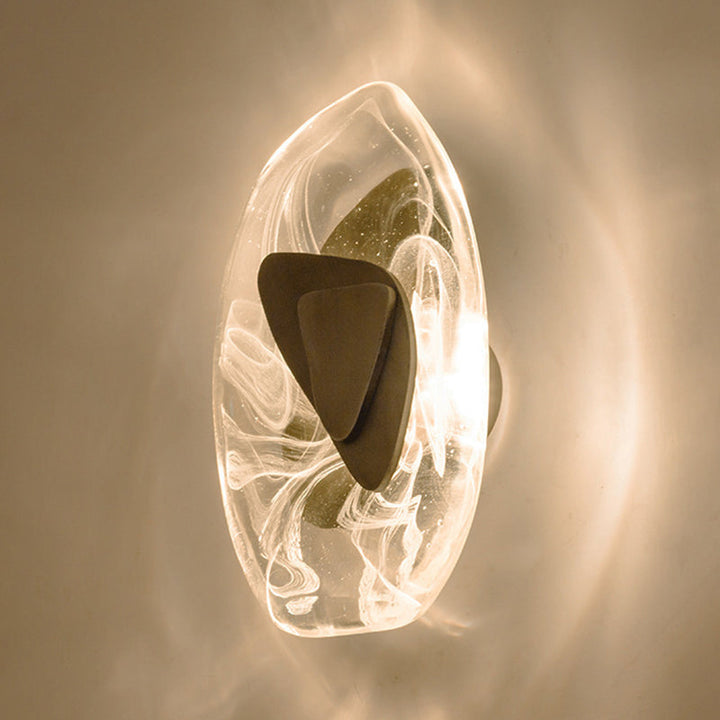 Moderne nordic wandlamp 1 licht glas wandmontage verlichting luxueuze wandlamp voor slaapkamer