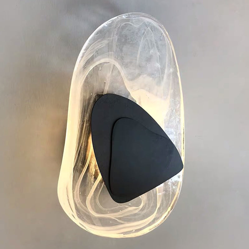 Moderne nordic wandlamp 1 licht glas wandmontage verlichting luxueuze wandlamp voor slaapkamer