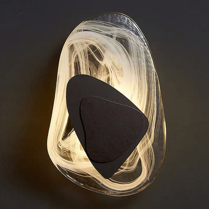 Moderne nordic wandlamp 1 licht glas wandmontage verlichting luxueuze wandlamp voor slaapkamer