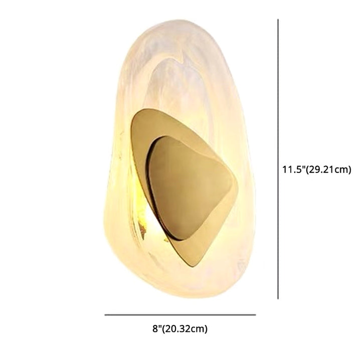 Moderne nordic wandlamp 1 licht glas wandmontage verlichting luxueuze wandlamp voor slaapkamer