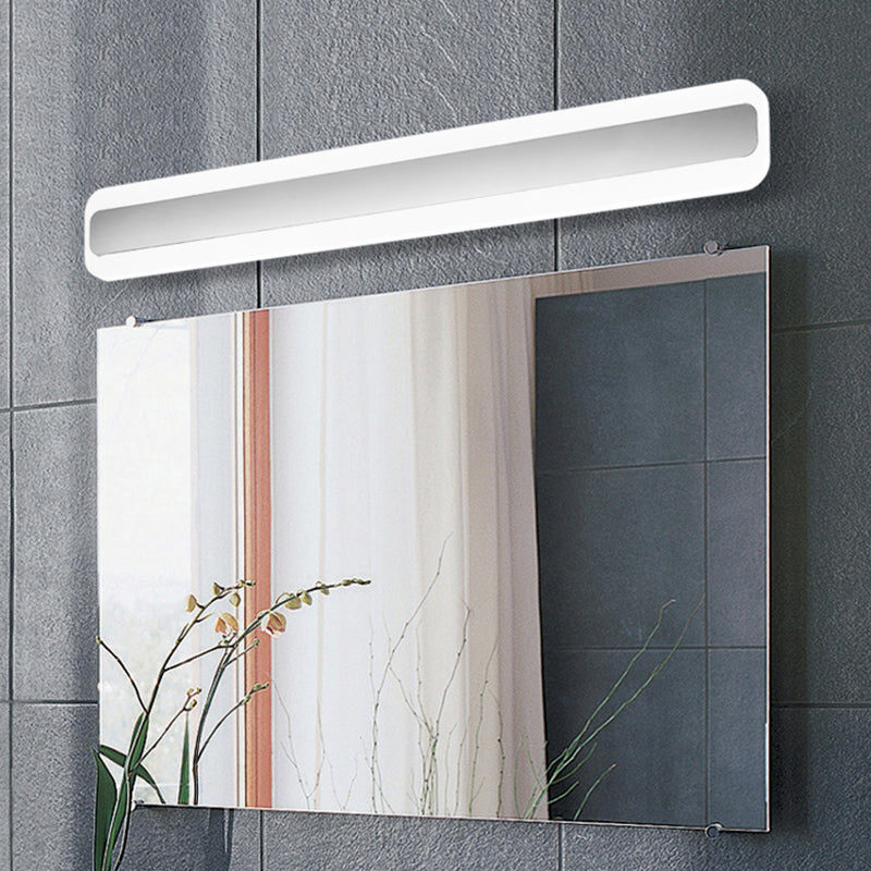 Rechthoekige acryl-LED-wandlamp Nordic waterdichte make-up wandlamp voor de badkamer