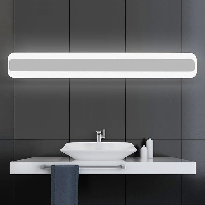 Rechthoekige acryl-LED-wandlamp Nordic waterdichte make-up wandlamp voor de badkamer