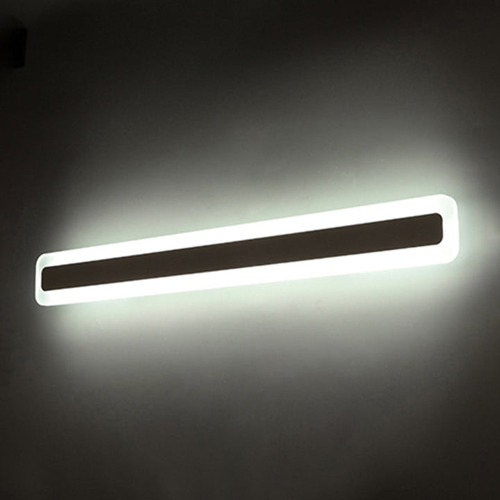 Rechthoekige acryl-LED-wandlamp Nordic waterdichte make-up wandlamp voor de badkamer