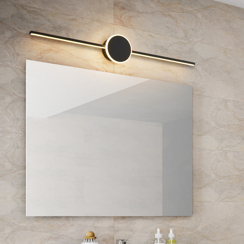 Lineare Vanity Wandlampen Moderne Minimalistische Stijl Metaal Enkel Vanity Licht