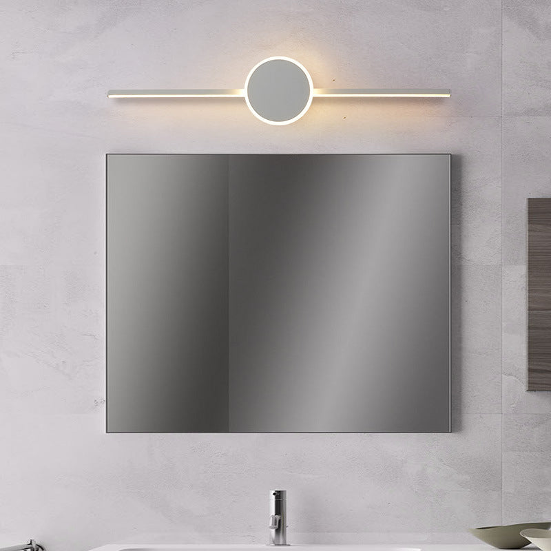 Lineare Vanity Wandlampen Moderne Minimalistische Stijl Metaal Enkel Vanity Licht