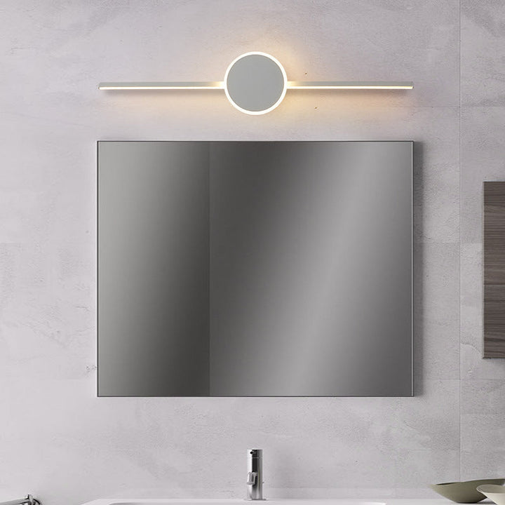 Lineare Vanity Wandlampen Moderne Minimalistische Stijl Metaal Enkel Vanity Licht