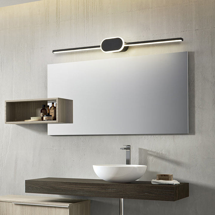 Lineare Vanity Wandlampen Moderne Minimalistische Stijl Metaal Enkel Vanity Licht