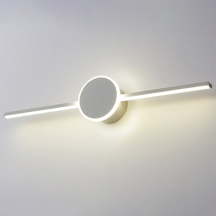 Lineare Vanity Wandlampen Moderne Minimalistische Stijl Metaal Enkel Vanity Licht