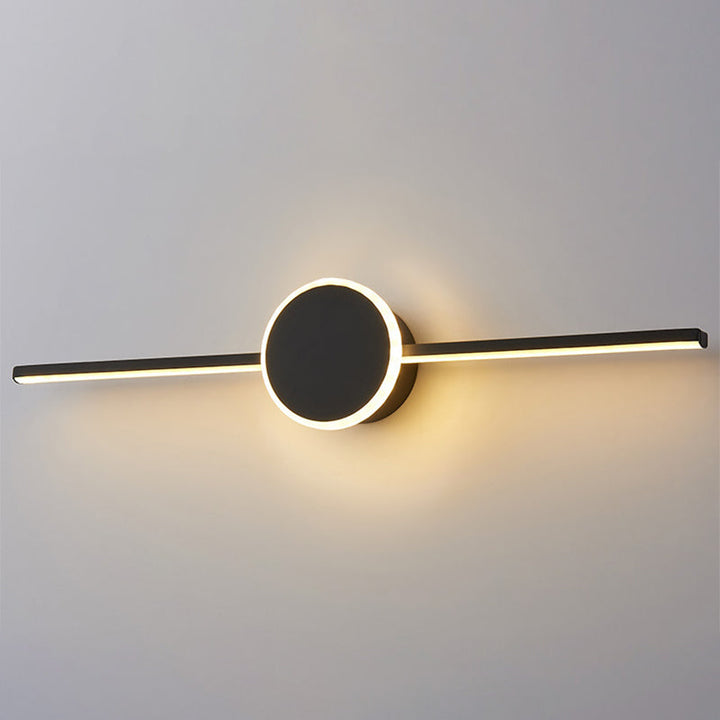 Lineare Vanity Wandlampen Moderne Minimalistische Stijl Metaal Enkel Vanity Licht