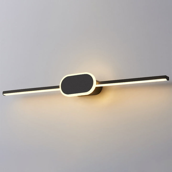 Lineare Vanity Wandlampen Moderne Minimalistische Stijl Metaal Enkel Vanity Licht