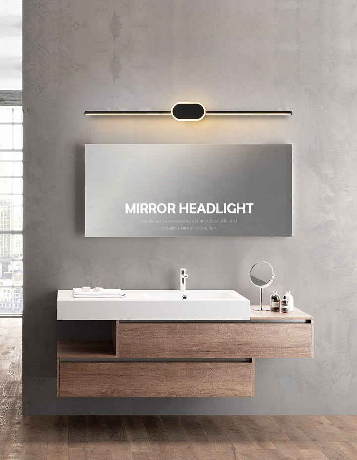 Lineare Vanity Wandlampen Moderne Minimalistische Stijl Metaal Enkel Vanity Licht