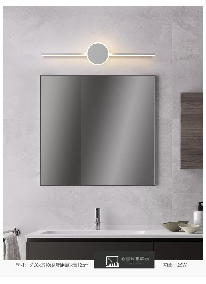 Lineare Vanity Wandlampen Moderne Minimalistische Stijl Metaal Enkel Vanity Licht