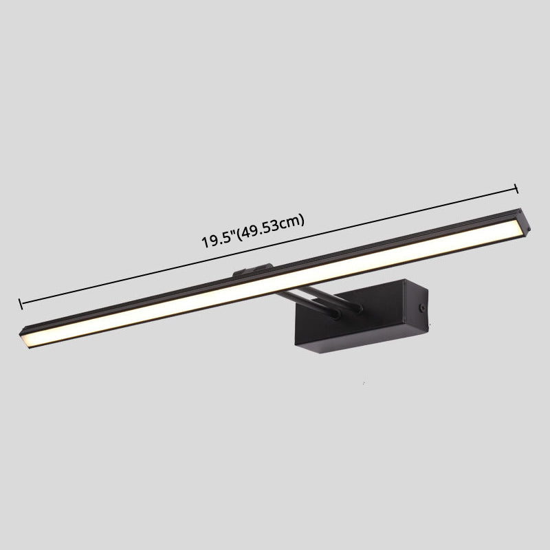 Lineaire Vanity Light Moderne Minimalistische Stijl Metalen Enkele Vanity Light